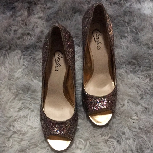 Candie’s multi sparkling high heel shoes 8.5 M - Picture 6 of 13